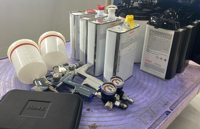 自行車產業多年積累的施工技術影像